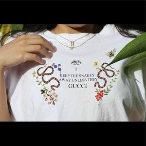 Gucci snake shirt